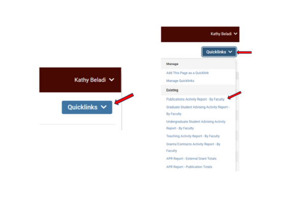 F180 Quicklinks Overview Step Two.